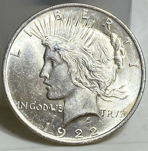 1922 PEACE SILVER DOLLAR - BRILLIANT UNCIRCULATED - NICE - L👀K !!