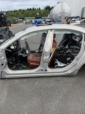 2014-2017 MASERATI GHIBLI LEFT DRIVER B PILLAR BODY FRAME SHELL PANEL CUT OUT