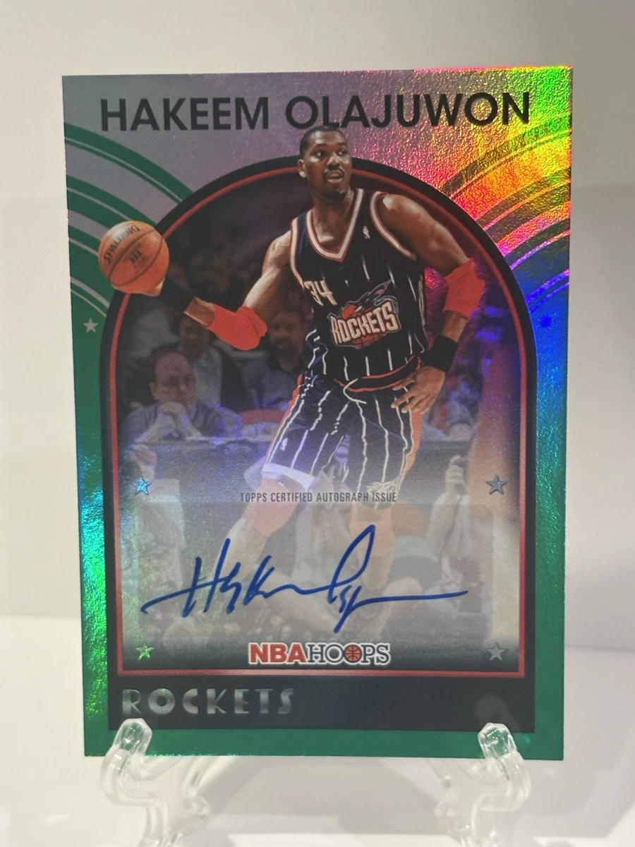 Hakeem Olajuwon Autograph Basketball Cards for sale | eBay