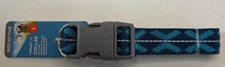 Grand collier réfléchissant bleu pour chien Vibrant Life - Neuf avec étiquettes 15-26" 50-90#
