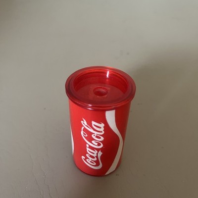Vintage Coca Cola Can Plastic Pencil Sharpener 2.5'' ~ 1980s Nostalgia