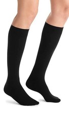 Jobst Opaque Knee-High, Closed Toe, 30-40mmHg Size: M Classic Black