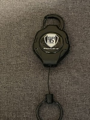 Specialist ID Heavy Duty Retractable Ratchit Keychain Tether Reel Multiple Keys
