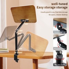 Sheet Music Stand Easy Carrying Rotated Brown for Ukulele Guzheng Beginners