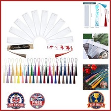 Silicone Bookmark Mold Set 50 PCS for DIY Crafts with 40 Colorful Tassels
