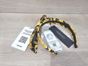 Versace Perfume Baroque Print Headband NWT Versace | Accessories | Authentic Versace Baroqueprint White  main image 4