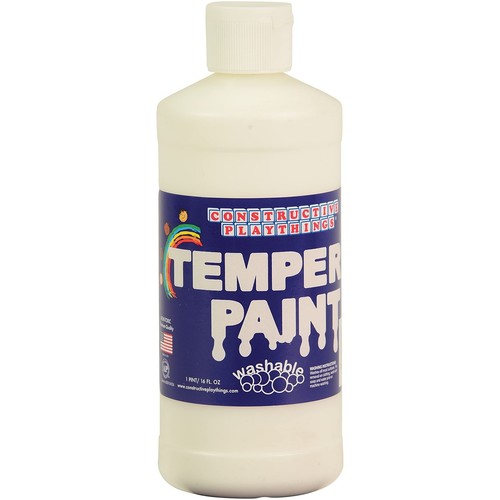 Washable Tempera Paint for , Classroom Painting Supplies, 1 Pint, White