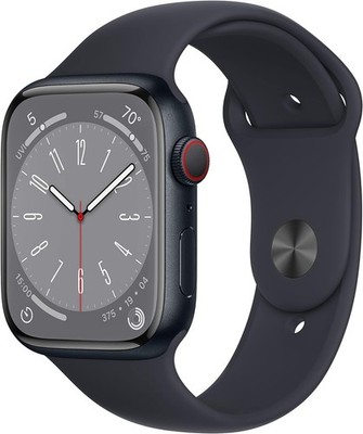 Apple Watch Series 8   (GPS + Cellular) 41MM Midnight Aluminum Case - Excellent