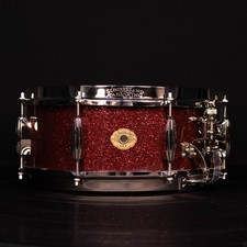 Slingerland 14" x 5.5" Radio King Solid Maple Snare Drum, Maroon Glass FP