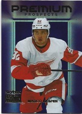 2023-24 SKYBOX METAL UNIVERSE MARCO KASPER STAR SAPPHIRE PREMIUM ROOKIE CARD