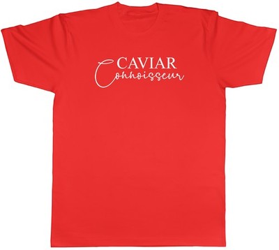 Kaviar Kenner Herren T-Shirt Beluga Fisch Reh Eier Tee Geschenk