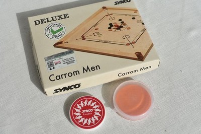 Carrom Steine De Luxe mit Striker