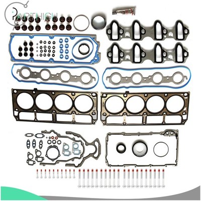 Full Gasket  Bolts Set 08-11 For Chevrolet Hummer H3T GMC Savana 4.8 5.3