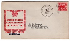 #629 White Plains 1926 First Day Cover - U/O Valhalla NY CCL