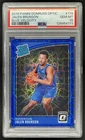 2018-19 Donruss Optic Jalen Brunson Rated Rookie Blue Velocity RC #179 PSA 10