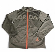 Nike Air Jordan Boys Zip Track Jacket Red Black Youth Large Size 12-13