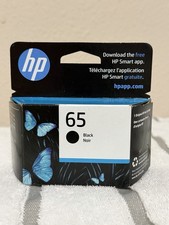 HP 65 Black Ink Cartridge N9K02AN Genuine EXP 01/2024