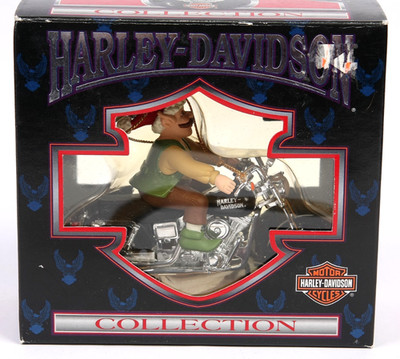 Vtg 1998 Harley-Davidson Collection Harley Elf Riding A Motorcycle, Cavanagh