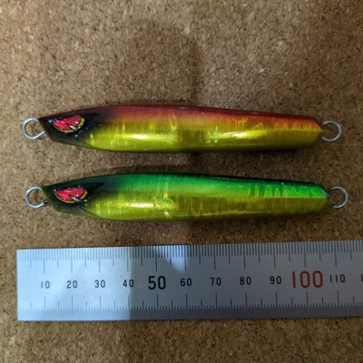 C-11370 Iron Jigg 100g 2er Set Metal Jig Blue-backed Fish Jigging Offshore und