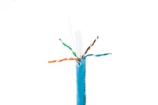 Cat6A Ethernet Cable, 1000' Spool, 550MHZ UTP, Blue - Lifetime Warranty