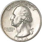 1934-D Washington Quarter