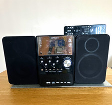 Hitachi AXM898U DAB/FM Micro Hi-Fi System Black CD/MP3 USB SD iPod Dock Remote