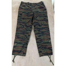 Propper Combat Trousers Pant Tiger Stripe Camo Cargo Men XL Regular Military EUC