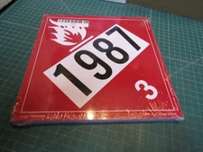 Pack of 25 Labelmaster ZTV0387 Two-Sided 4-Digit Placard 1203 Gasoline/1987 Alco