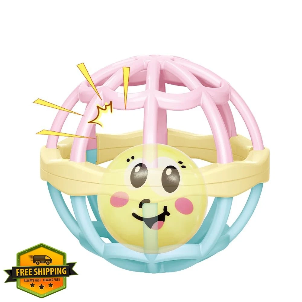 WEofferwhatYOUwant Baby Teether Rattle Ball, BPA-Free
Opens in a new window or tab