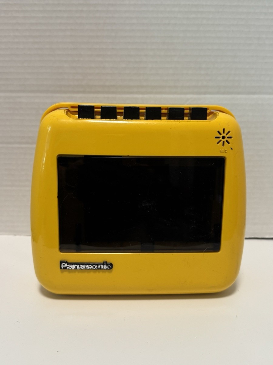 Vintage 70s Space Age National Panasonic RQ711S Yellow Cassette