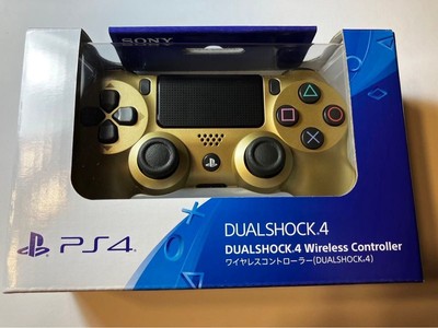 Sony PS4 DualShock 4 Wireless Controller Gold Limited Edition Near Mint