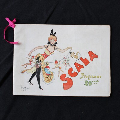Programm SCALA Sonntag, 30. September 1900 - PARIS STELLT AUS