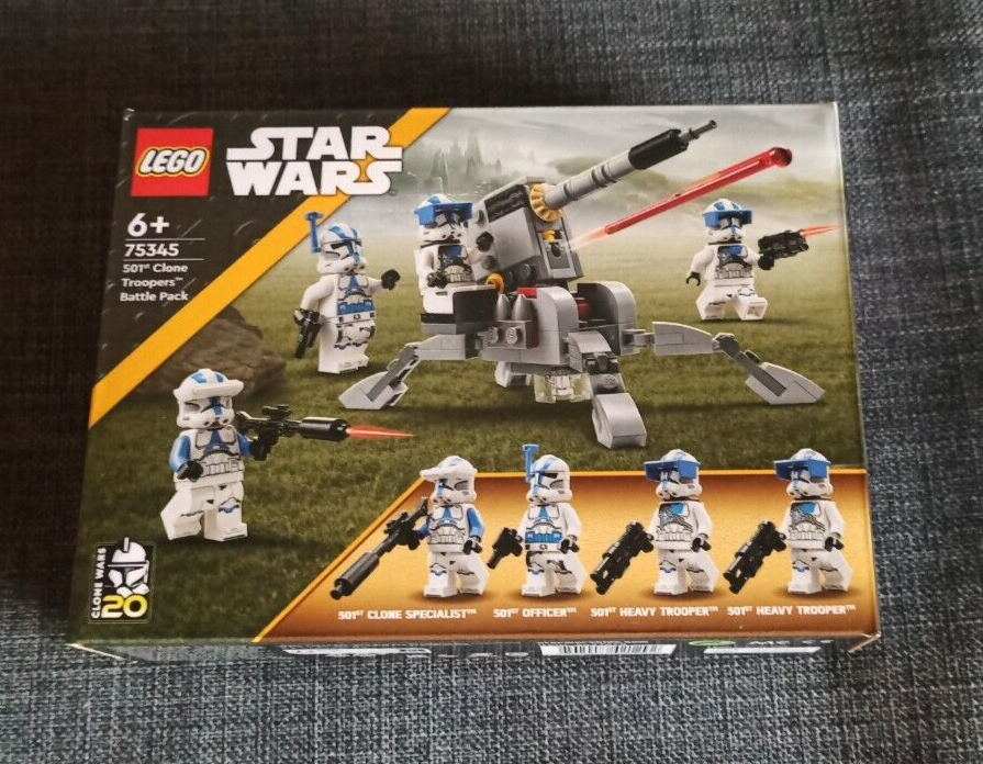 LEGO Star Wars 75345 501st Clone Troopers Battle Pack New Sealed