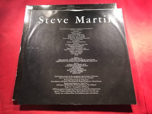 L1-92 STEVE MARTIN A Wild And Crazy Guy .... COMEDY - 1978 - HS 3238 - RECORD - Imagen 7 de 7