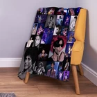 Prince Singer Coloured Photo Design Soft Fleece Throw Blanket