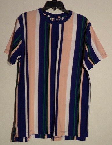 NEU MIT ETIKETT HERREN EVOLUTION IN DESGIN XL MEHRFARBIGES TEE T-SHIRT UVP. 45,00 $ #1761 - Bild 1 von 5