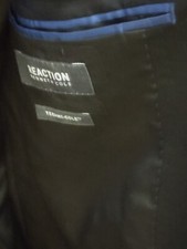 42ish Techni-Cole Reaction Kenneth Cole 2 Buttn,87-12 PolyRayon Collared Blazer