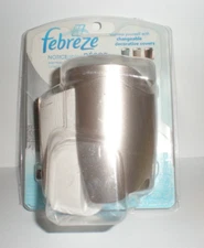 (1) Febreze Noticeables Scented Oil Warmer Plug In SILVER Decorative Wall Unit