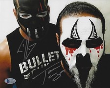 Tama Tonga Tanga Loa Signed 8x10 Photo BAS New Japan Pro Wrestling Bullet Club 2