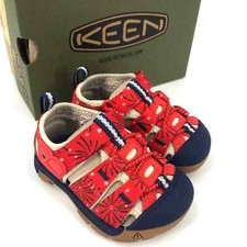Keen Baby Newport H2 Washable Water Friendly Sandals Sz 4 US 19 EU Red Navy NWT