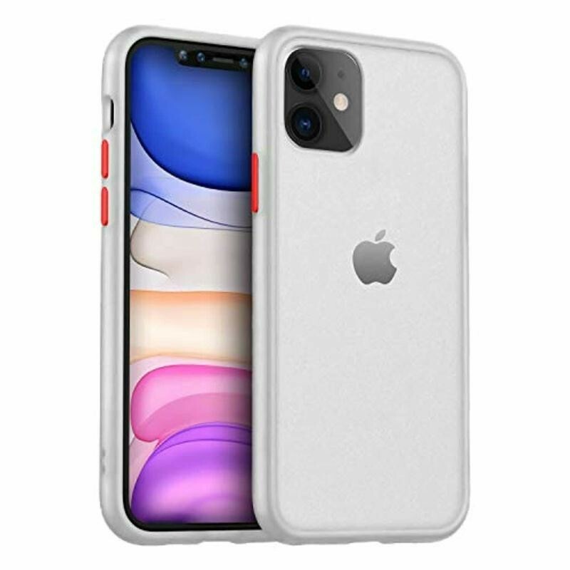 Shockproof Protective Cover Case for iPhone 11 - White Color