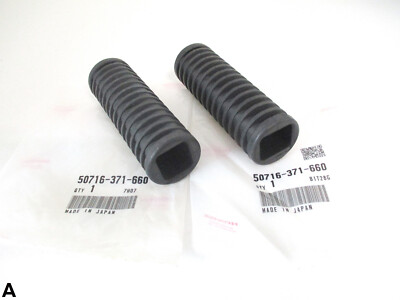2x Fußrastengummi Fußraste hinten - Rubber Pillion Step Honda  CB 900C Custom