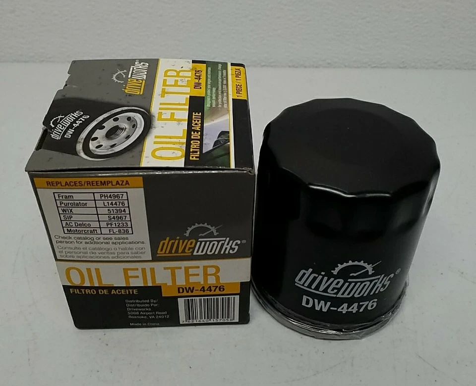 Фильтр масляный для автомобильного двигателя DW-4476 Driveworks PH4967 - Изображение 3 из 3