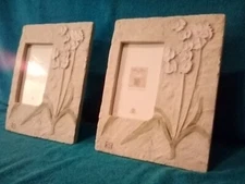  Set of Two Cheri Blum Picture Frames  New  Raised Orchards (3 D)  Pastel Colors