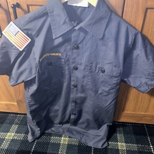 Cub Scout Boy Scouts BSA UNIFORM SHIRT Youth Large Short Sleeve C70
