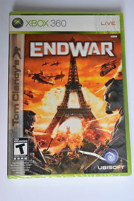 Tom Clancy's EndWar (Microsoft Xbox 360, 2008) (BILINGUAL COVER & GAME)
