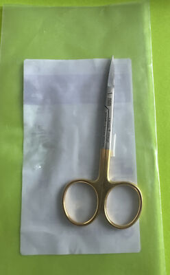 NEW V. Mueller OP5526 Knapp Iris Scissors Straight 4-1/2  / 11cm Made In Germany