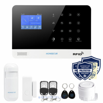 Homsecur GSM 2G Wireless Smart Alarm mit optionalen Sensoren unterstützt APP & WLAN