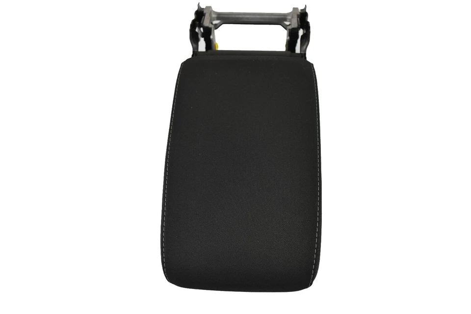 Volkswagen Golf GTI 2010-2014 consola central tapa reposabrazos de tela negra OEM Foto 3 de 4