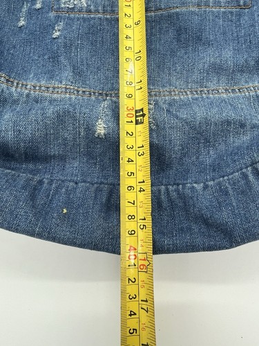 Bolso de Mano American Eagle AE Destroyed Distressed Hippie Boho Playa Viaje Denim - Imagen 4 de 4